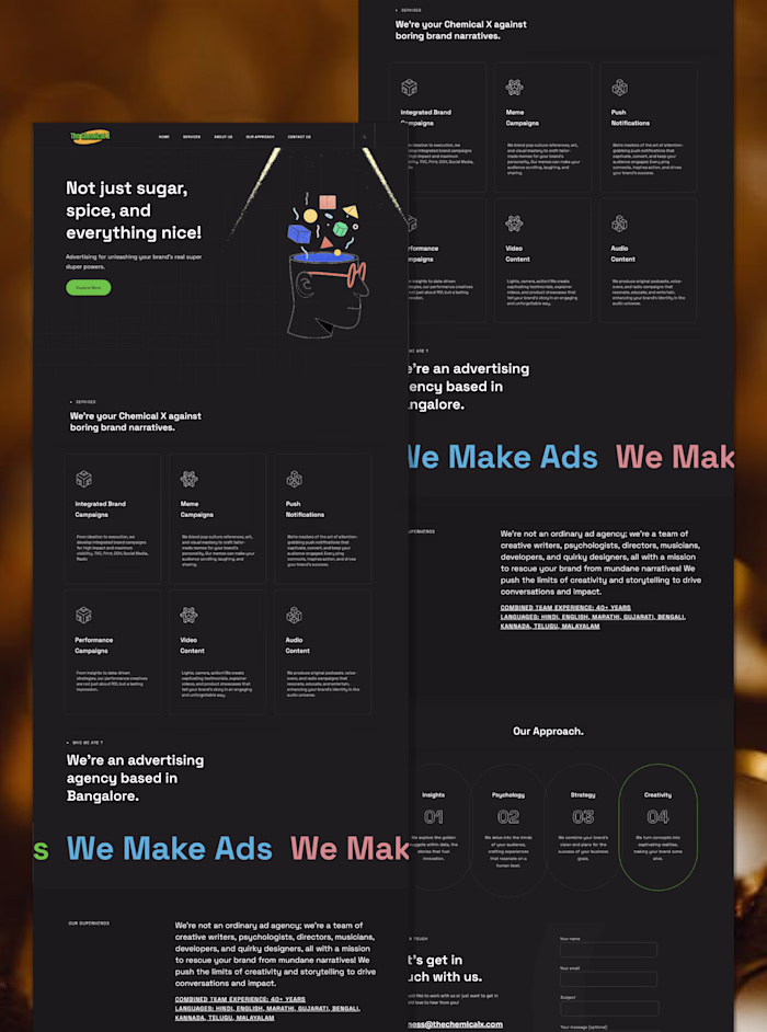 Marketing Agency Website 🌐 Working on this project pushed m...