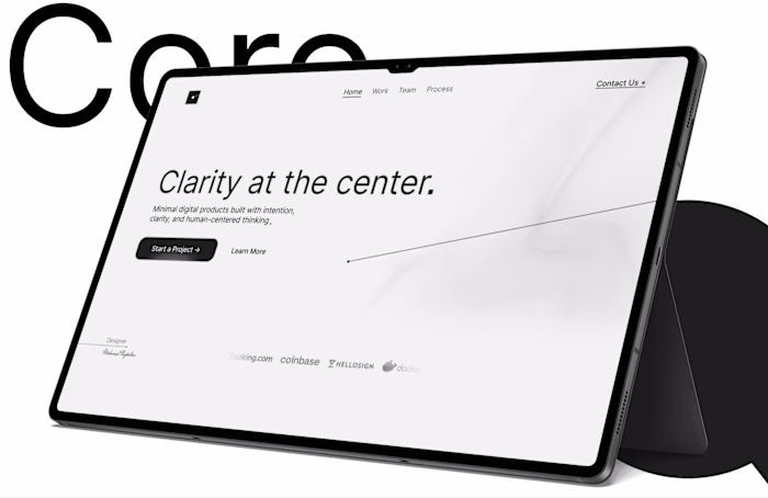 Clarity Focused Minimal UX/UI Design