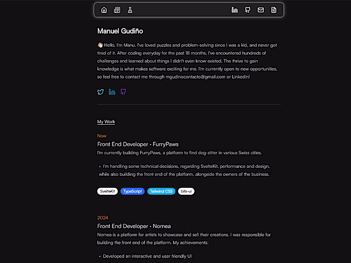 Portfolio & Blog