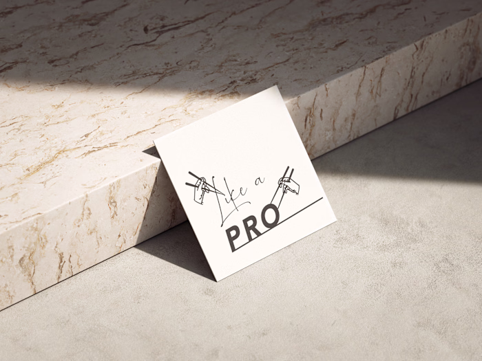 Logo design - 'Like a pro'