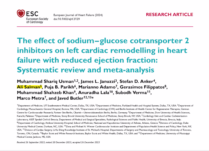 Research Paper: EJHF (Meta-Analysis)