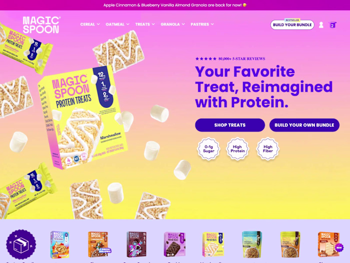 High Protein, Keto-Friendly, 0g Sugar Cereal | Magic Spoon Cere…