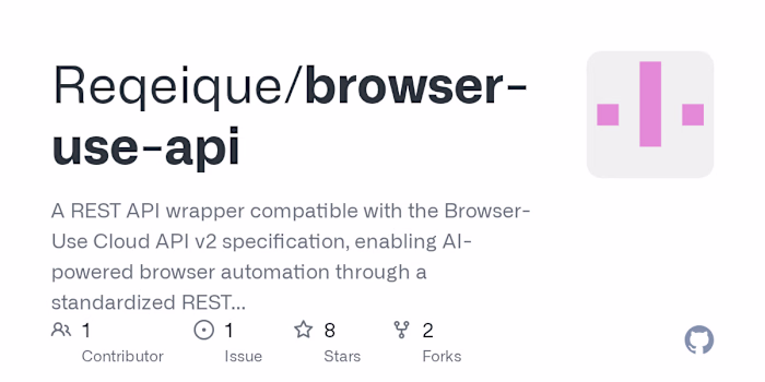 Browser-Use API - Self-Hosted AI Browser Automation