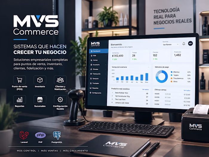 MVS Commerce — Business Management & Point of Sale System