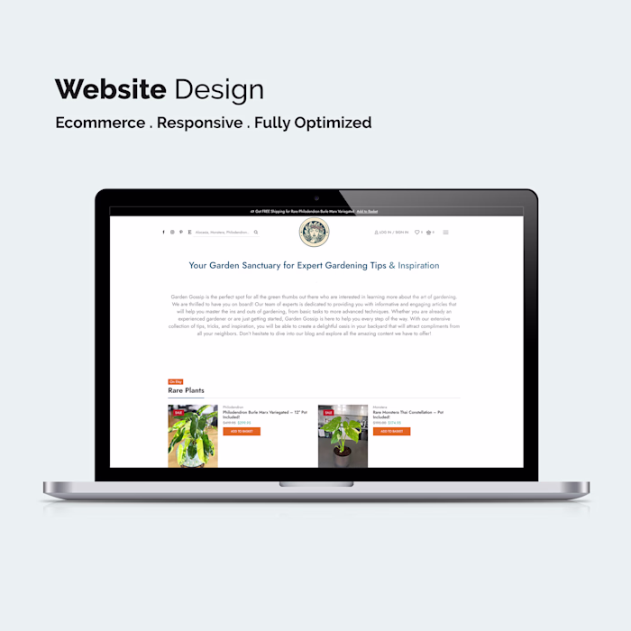Vector Logo & WordPress Website Design