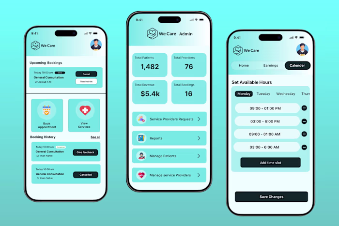 WeCare - Doctor Booking App