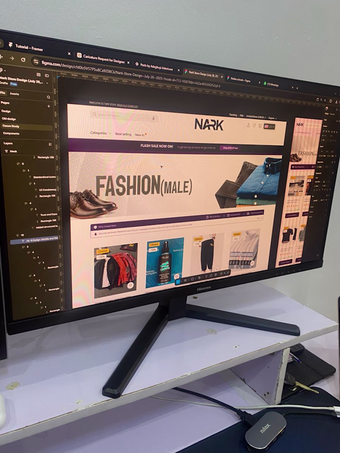 Redesigning the NARK category page