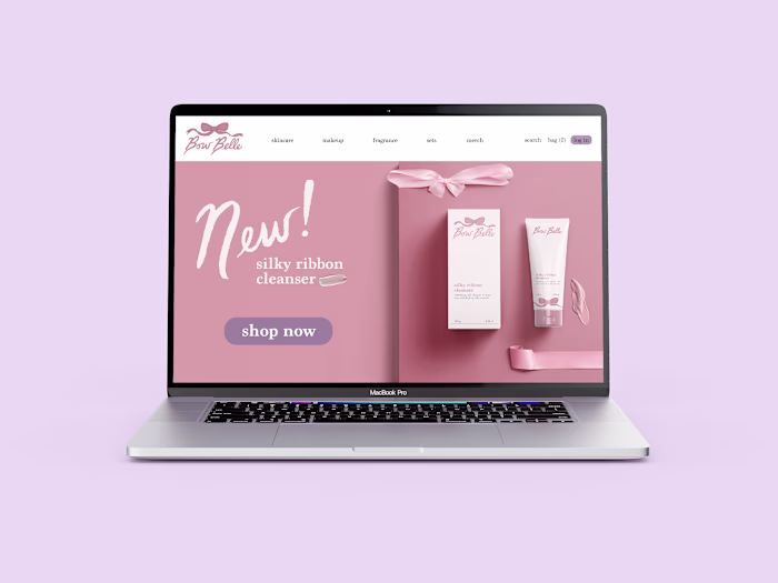 Bow Belle Beauty Mock Campaign