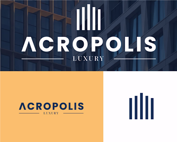 Acropolis Luxury logo design by