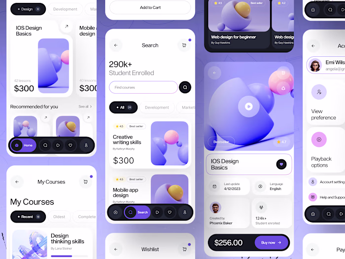 Omoskillo- Mobile app design