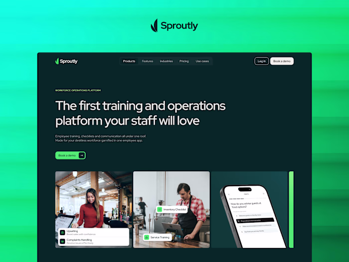 Sproutly HR-Tech Website