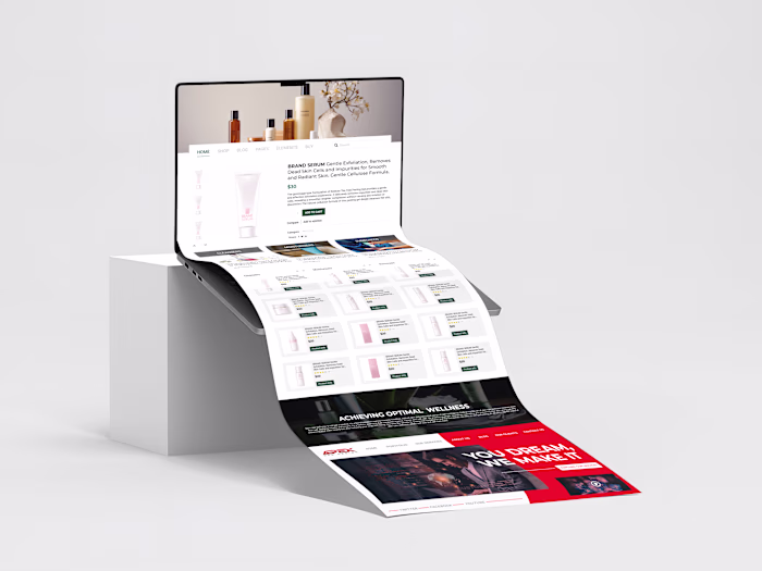 Modern Website Landing Page &