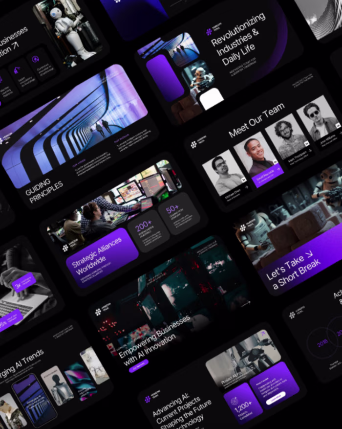 Presentation design for Company's Product and Services