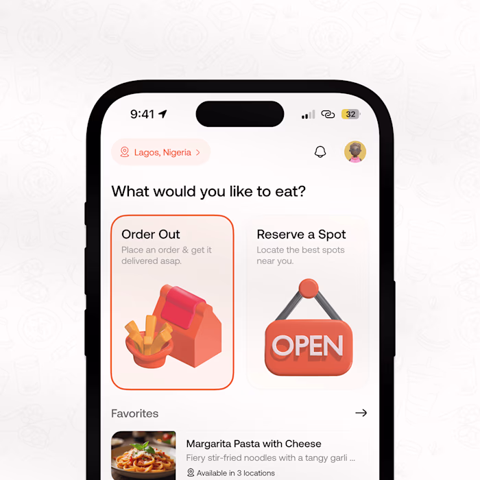 Food Ordering/Reservation Booking App