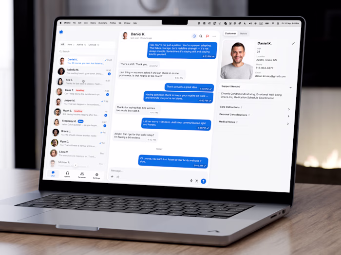 AI-assisted patient communication for MDC,