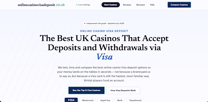 Online Casino Visa Deposit —