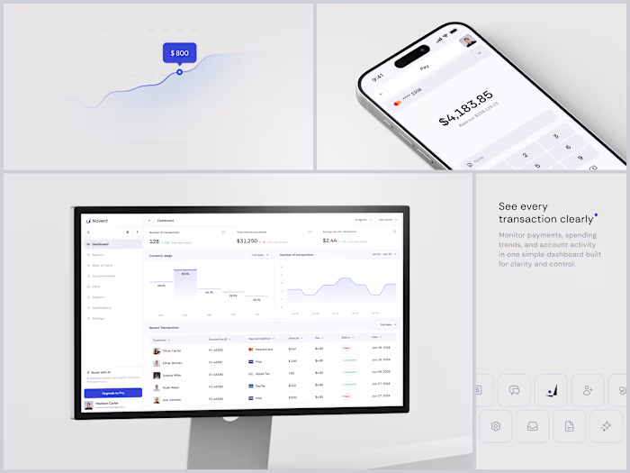 Novent - Payment Processing Platform
The
