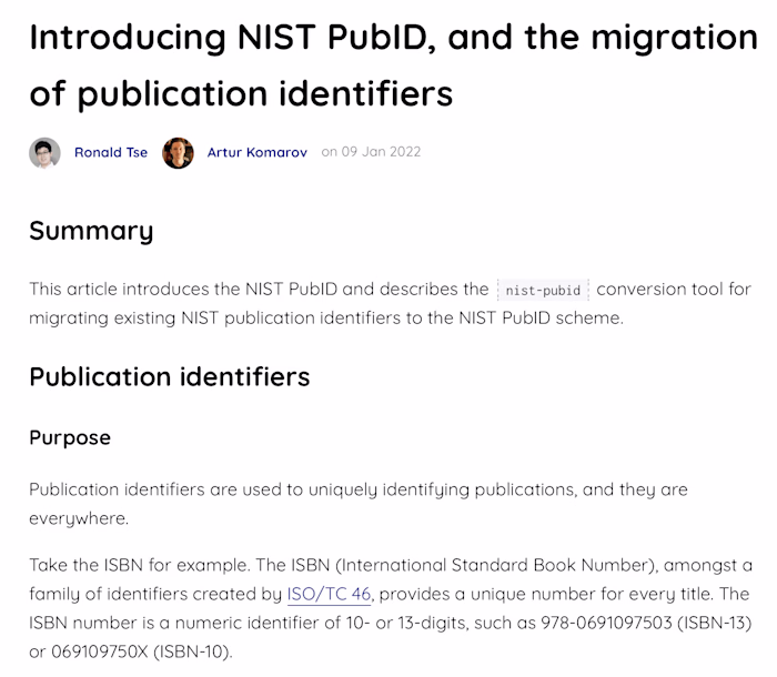 PubID - library for publication identifiers building and parsing