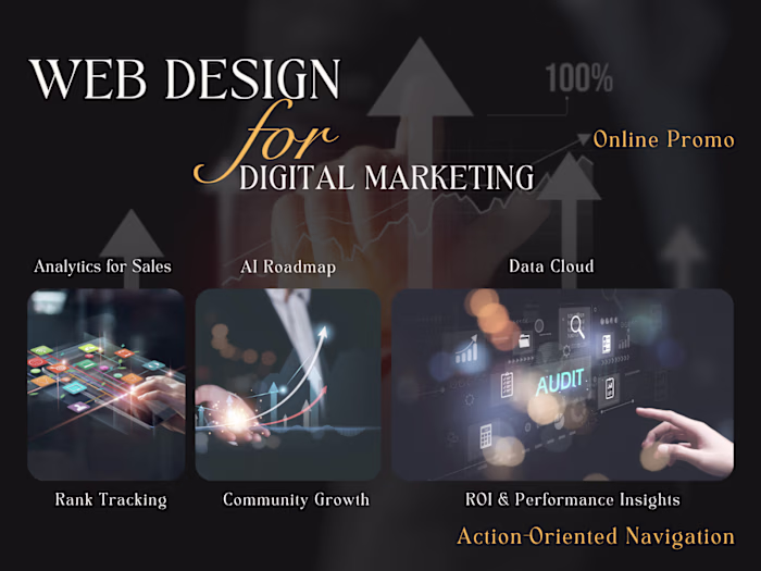 Dark Theme Growth Lab Web Design Project