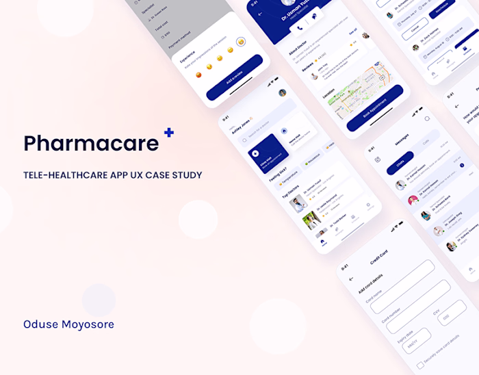 PHARMACARE - A Tele-Healthcare App :: Behance