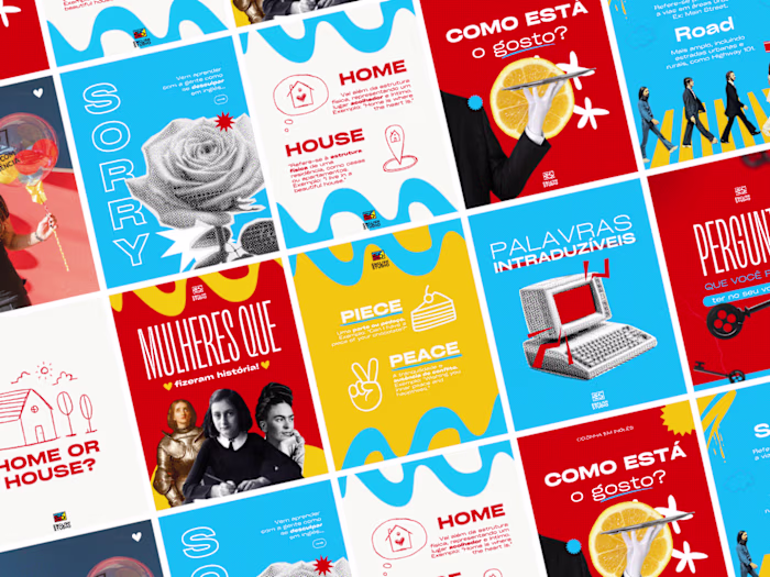 English Studio | Educational Social Media Design