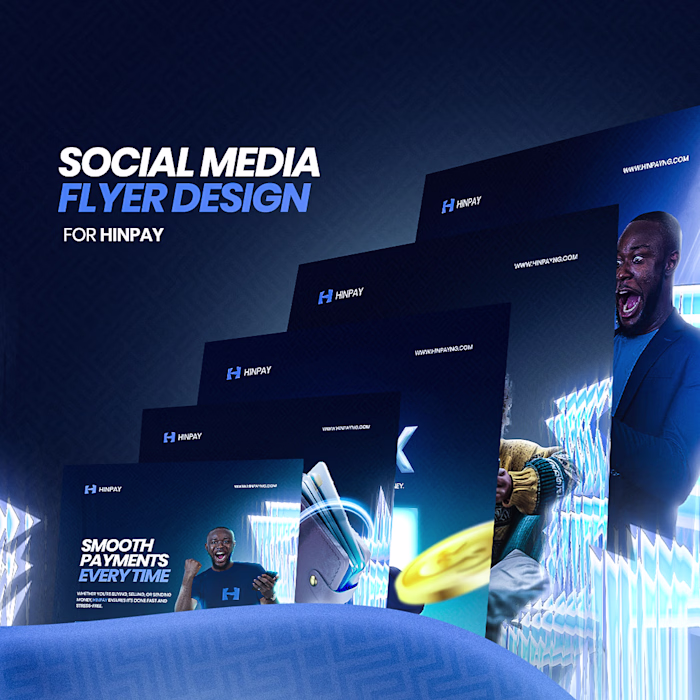 SOCIAL MEDIA FLYER DESIGN FOR HINPAY FINTECH BRAND
