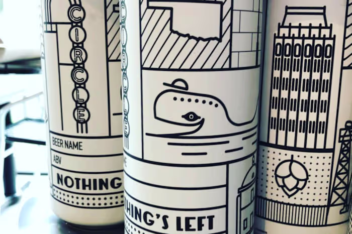 Nothing's Left Brewery Can Design