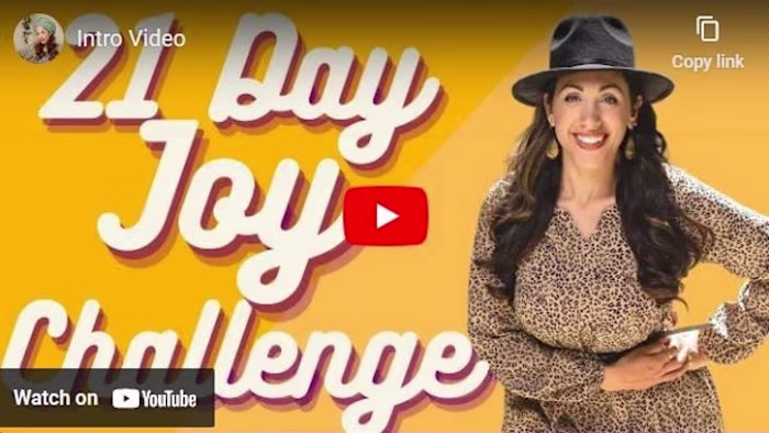 21 Day Joy Challenge: Kajabi Course Sales Page & Funnel