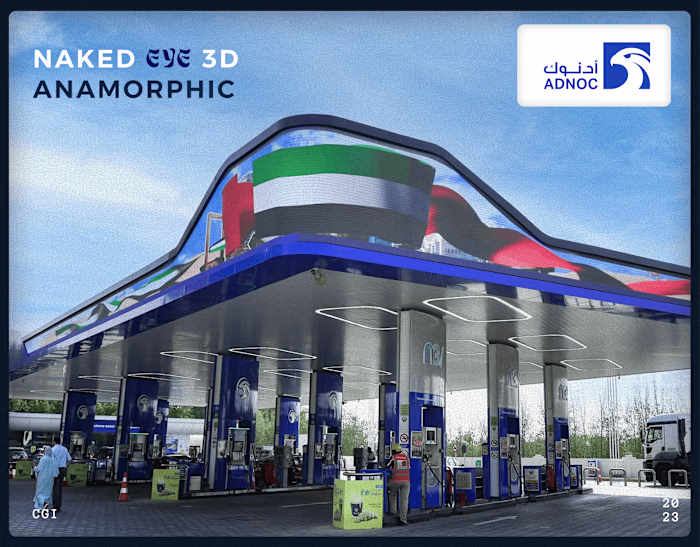ADNOC CGI ANAMORPHIC-OOH