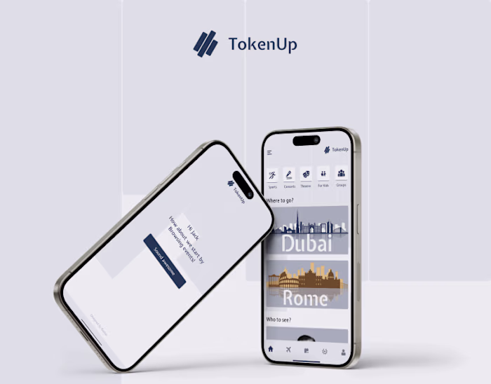 TokenUp - Travel and events app 