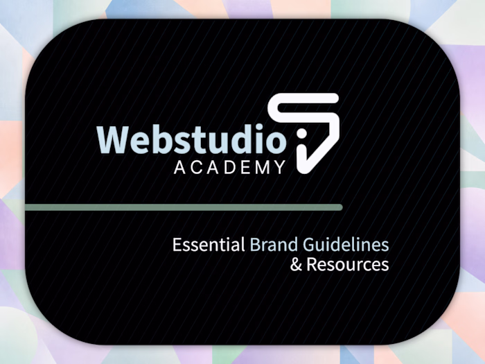 Webstudio Academy | Brand Guidelines
