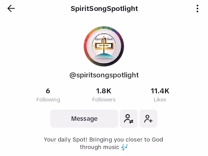 TikTok account 