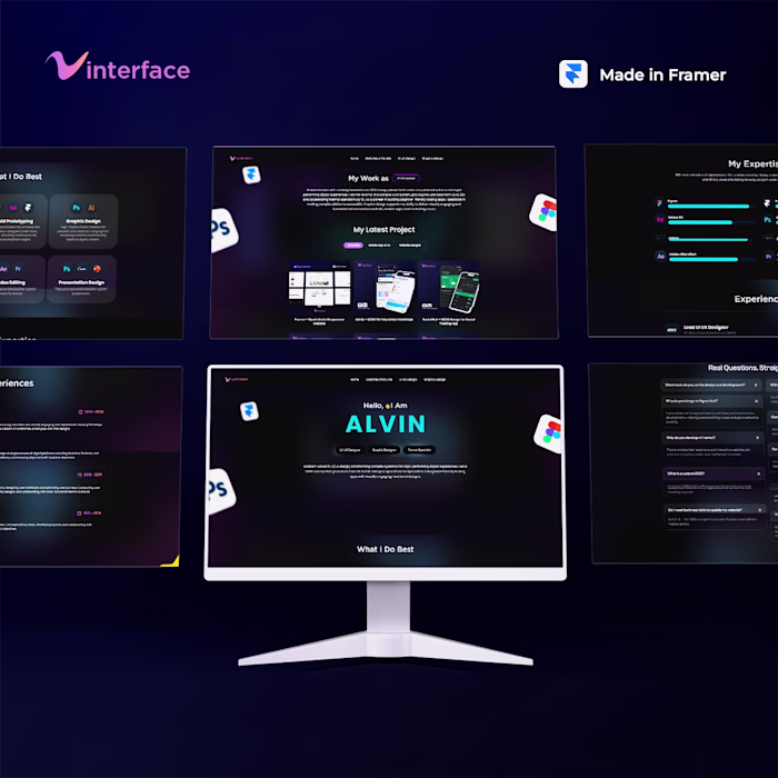 Modern Framer Portfolio Website