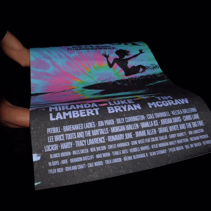 Tortuga Music Festival: Poster Design