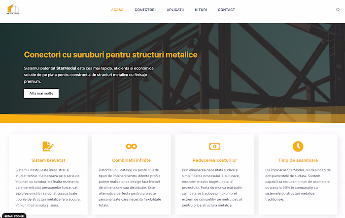 GM Agrotehnic Conectori, Website Development