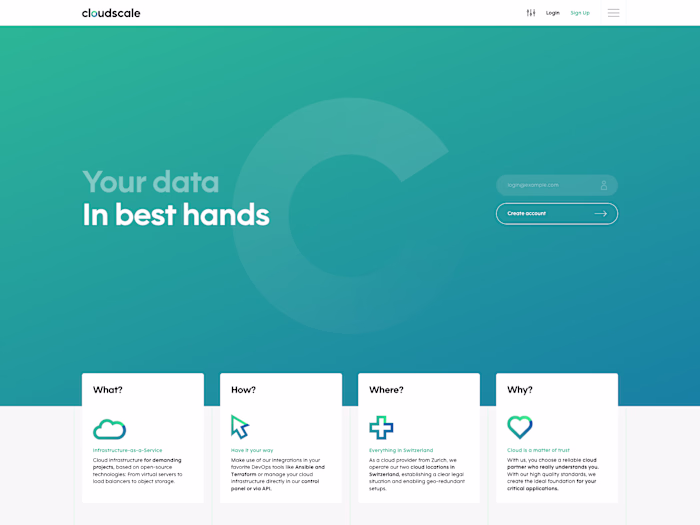 Cloudscale – Corporate Website