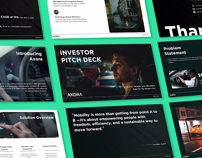 Investor Deck Presentation Design
