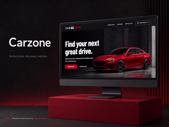 Carzone — Vehicle Discovery & Comparison Website