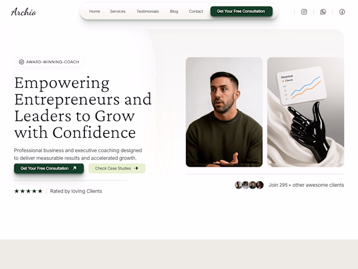 Web Design + Brand Identity