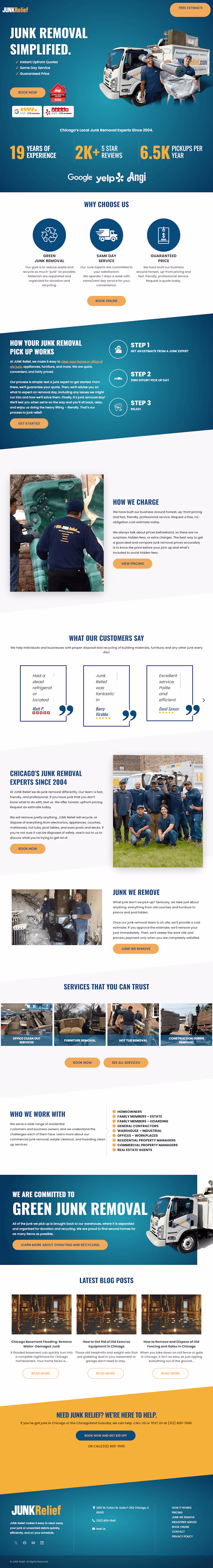 Gohighlevel Landing Page Design for a Cleaning Company