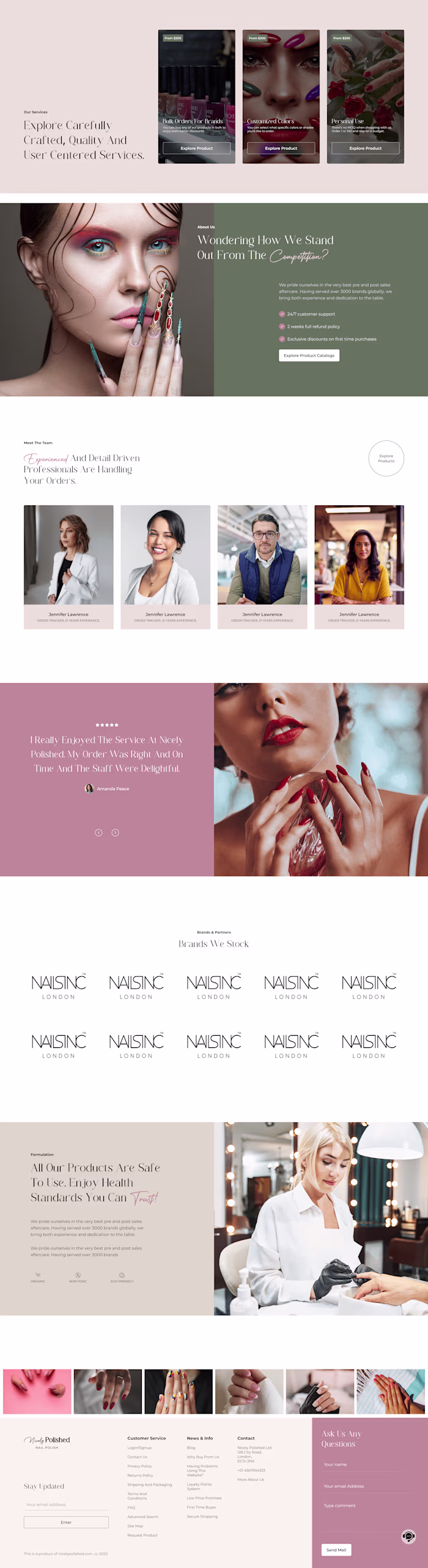 Nicely Polished Website Design