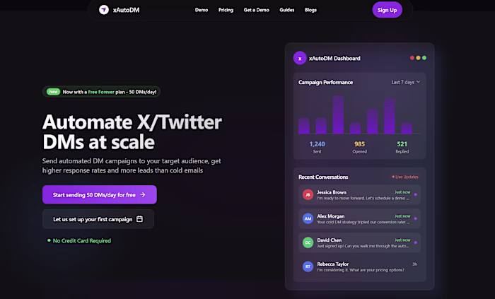 xAutoDM - AI-Powered Twitter DM Automation Platform