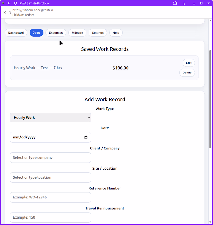 A larger workflow app demo