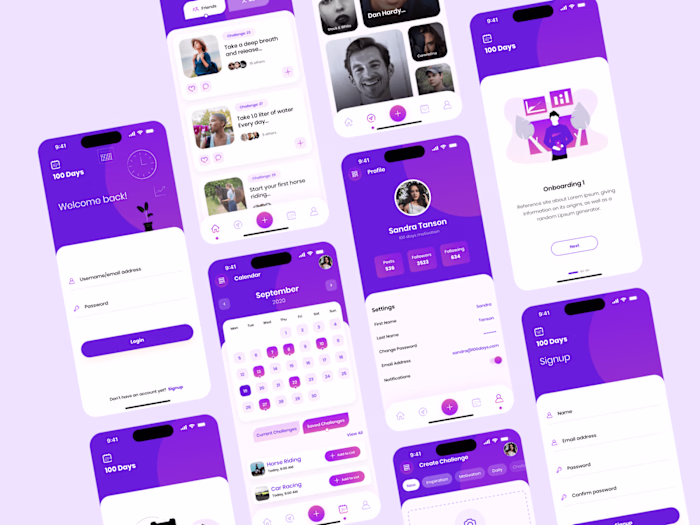 Social Mobile App Design
