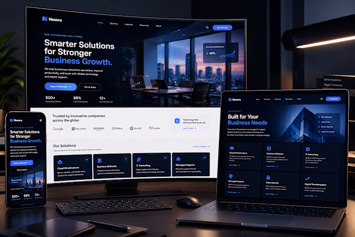 Nexora | B2B Technology Website
A