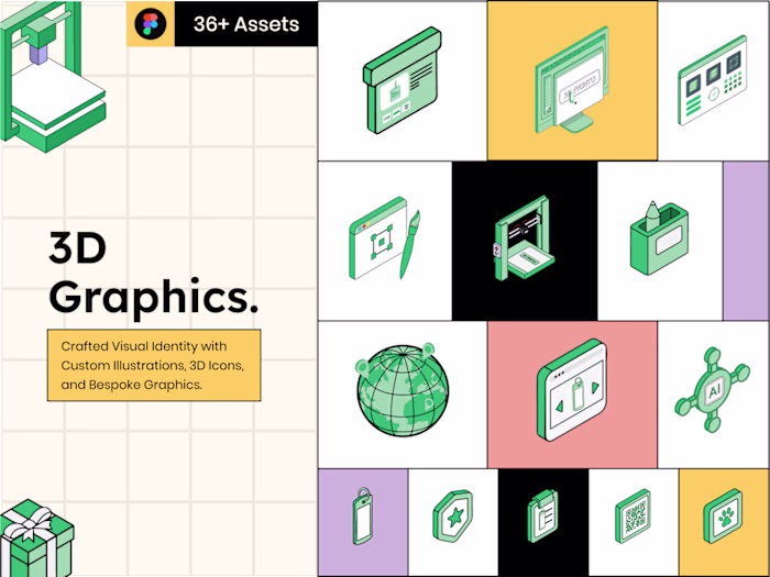 Visual Identity for 3D Printo