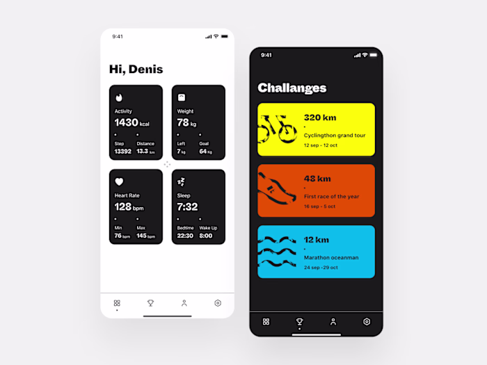 Dashboard App Mobile Design