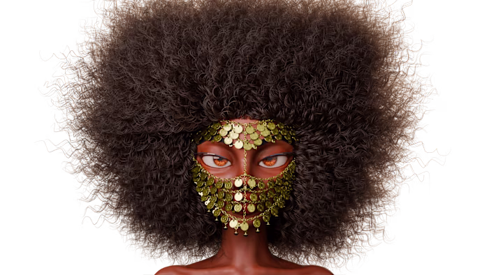 3D Stylized Character Portrait
