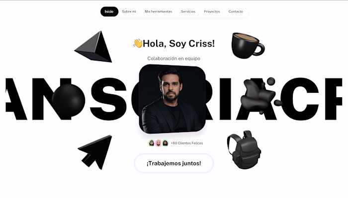 Rediseño Design Criss - Proyecto en Framer