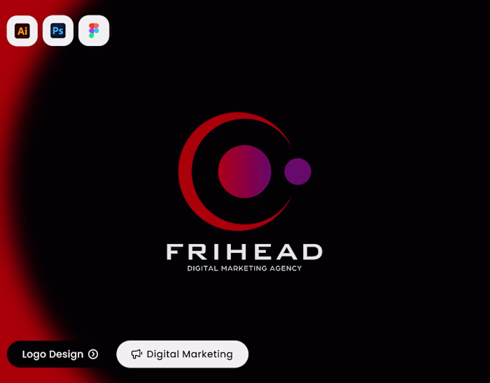 Logo Design for Digital Marketing Agency Frihead